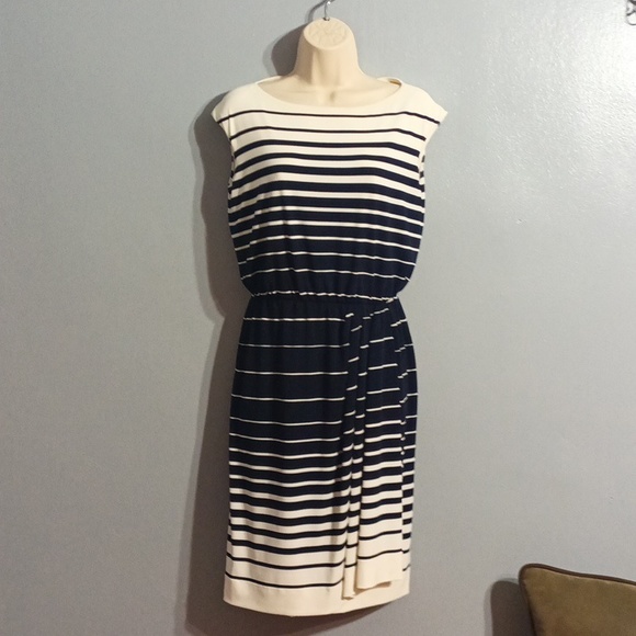 Lauren Ralph Lauren blue and white striped size 4 dress never worn - Picture 7 of 17